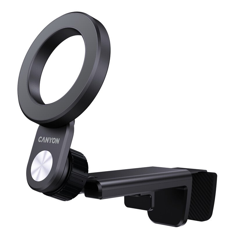 CANYON Magnetický cestovný držiak na telefón OnGrip 11 klip mount Black