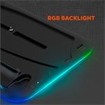 CANYON multifunkční chladící stojan pro PS5, nabíjení 2 PS5 ovladačů, RGB podsvícení, černý