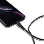 CANYON nabíjecí kabel Lightning MFI-4, USB-C Power delivery 18W, Apple certifikát, délka 1.2m, černá