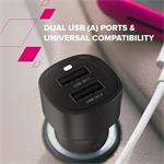 CANYON  OnDrive 24 24W 2xUSB-A Black nabíječka do auta