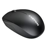 CANYON Optická bezdrôtová myš MW-4, 1200 dpi, Bluetooth, batéria AA, čierna