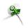 CANYON sluchátka CNR-EP7G 20Hz-20kHz, kabel 1,5m, ear plug, white+green