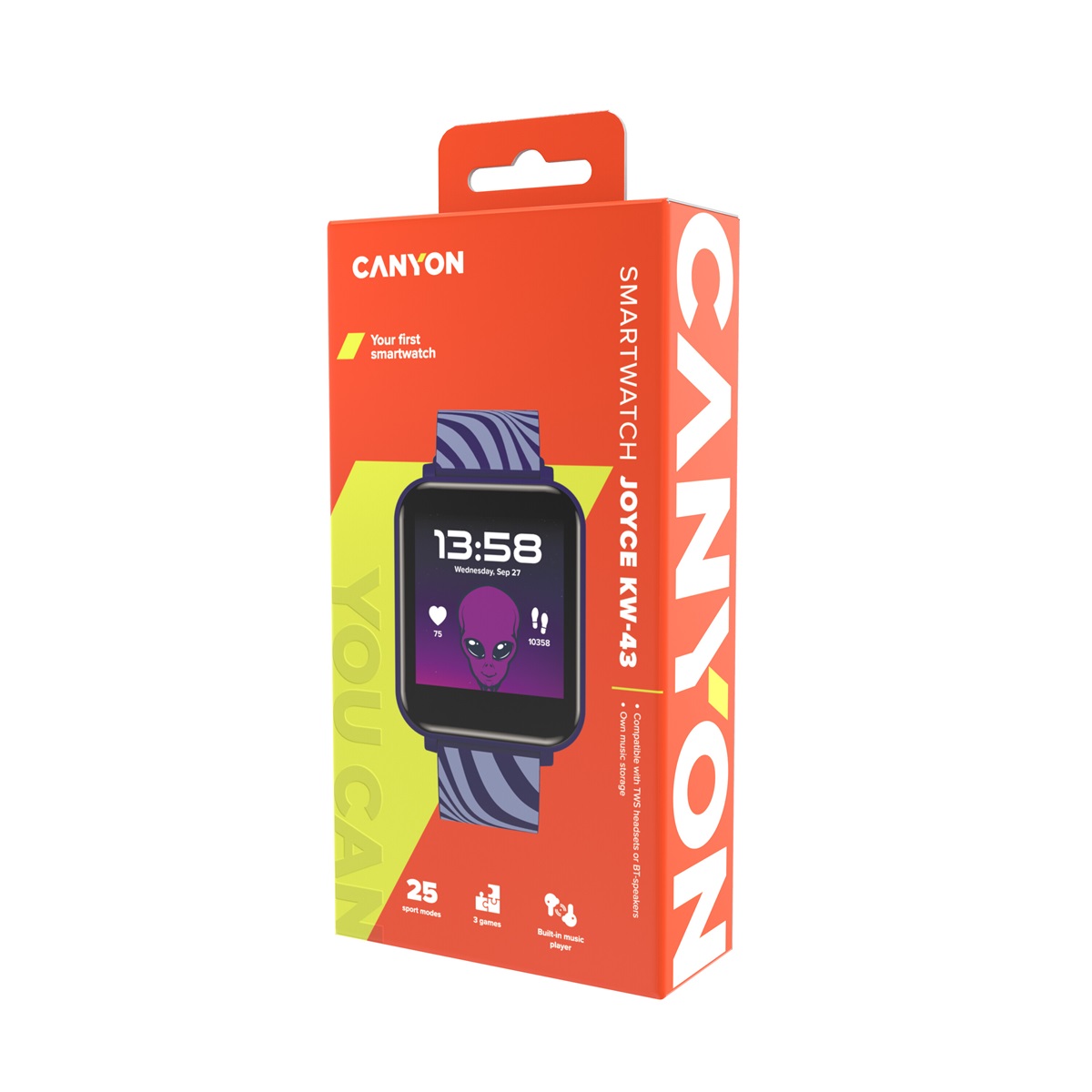 CANYON smart hodinky Joyce KW-43 BLUE