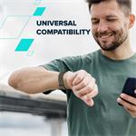 CANYON Smart Watch Hexagon 88 BT-CALL Silver