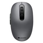 CANYON tichá optická bezdrôtová myš 2v1 CMSW09, nastaviteľné rozlíšenie 800/1000/1200/1500 dpi, 2v1 (BT/2,4 GHz), sivá