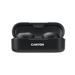 CANYON TWS-1 Bluetooth sportovní sluchátka s mikrofonem, černá