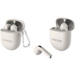 CANYON TWS6BE Bluetooth bezdrátová sluchátka s mikrofonem, béžová