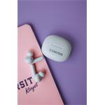 CANYON TWS8W Bluetooth bezdrátová sluchátka s mikrofonem, bílá