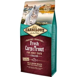 Carnilove Cat Fresh Carp & Trout - Sterilized 6kg granule pro kočky