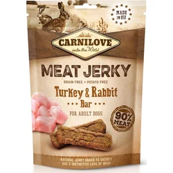 Carnilove Jerky Rabbit & Turkey Bar 100g pamlsky pro psy