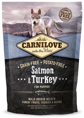 Carnilove Salmon & Turkey for Puppy 1,5kg granule pro štěňata
