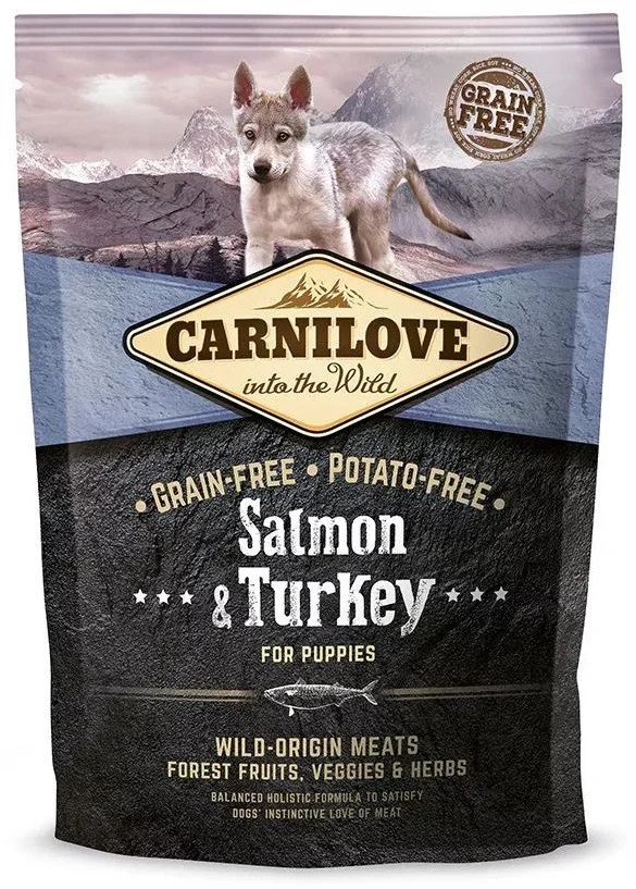 Carnilove Salmon & Turkey for Puppy 1,5kg granule pro štěňata