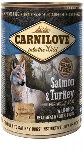 Carnilove Wild Meat Salmon & Turkey 400g konzerva pro psy