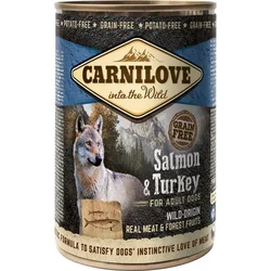 Carnilove Wild Meat Salmon & Turkey 400g konzerva pro psy