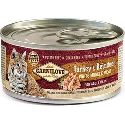 Carnilove WMM Turkey & Reindeer for Adult Cats 100g konzervy pro kočky