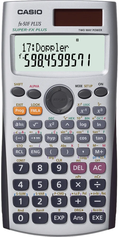 Casio FX 50 F PLUS T S BOHEMIA