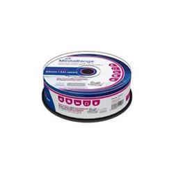 CD-R MediaRange 700MB 52x Waterguard Photo SPINDL (25pack), printable MRPL512 - Datová media zapisovací