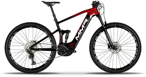 Celoodpružené elektrokolo MMR X-BOLT 120 30 - Black N Chrome Red vel.S 2023