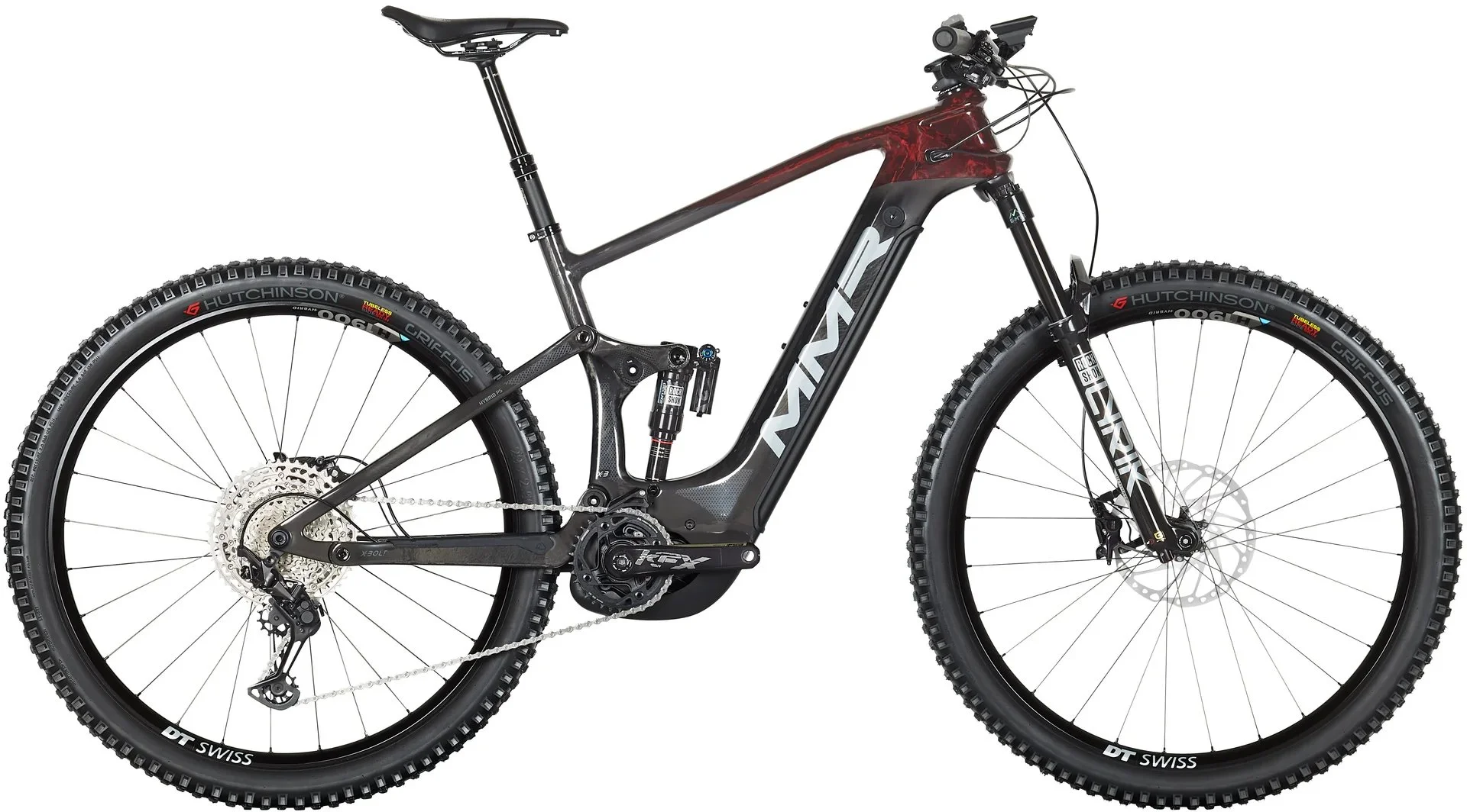 Celoodpružené elektrokolo MMR X-BOLT 140 00 - Liquid Red N Black - vel.S / 2024