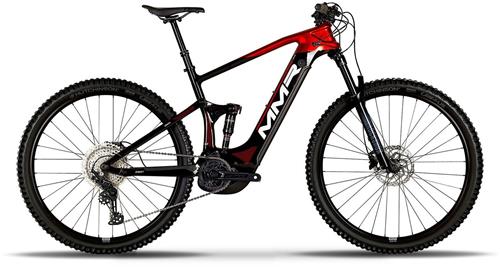 Celoodpružené elektrokolo MMR X-BOLT 140 90 - Black N Red - vel.M / 23/2024