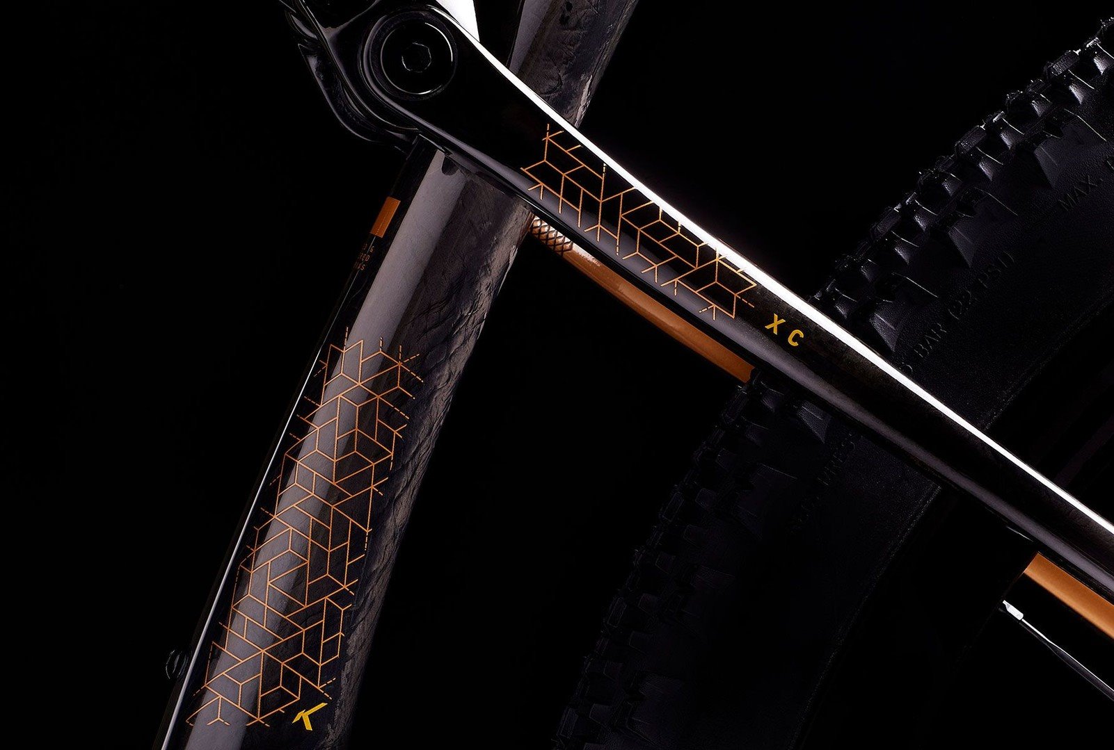 Celoodpružený bicykel MMR KENTA SL 10 - Black N Copper veľkosť L / 2024