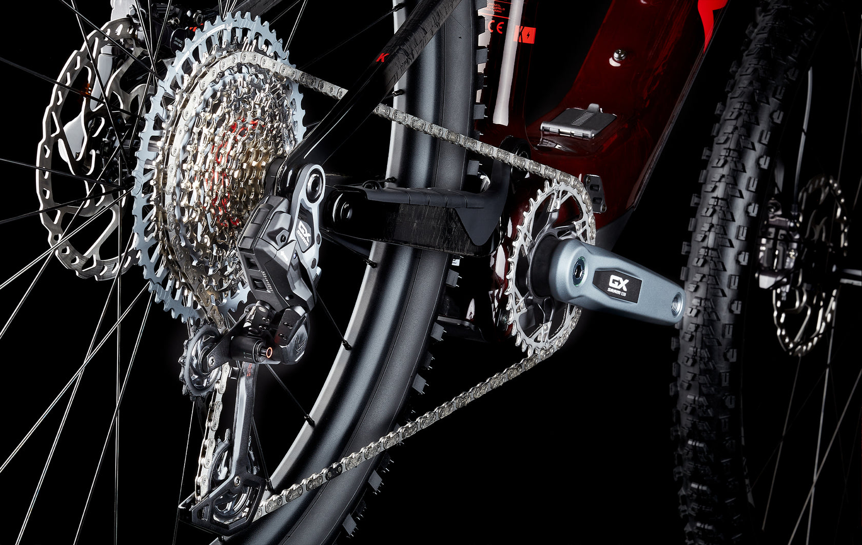 Celoodpružený elektrický bicykel MMR KAIZEN LT 150 10 – Liquid Red N Black – veľkosť S / 25/2026