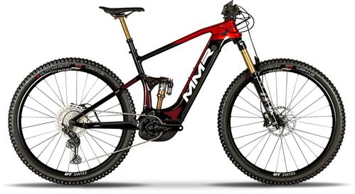 Celoodpružený elektrický bicykel MMR X-BOLT 140 00 Black N Chrome Red veľkosť L 2023