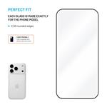 Celoplošné tvrdené sklo FIXED s aplikátorom pre Apple iPhone 17 Pro, 2 ks, čierne