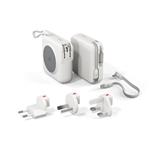 Cestovná powerbanka Epico UltraPack 3v1 10 000 mAh a napájací adaptér ET50 | biela