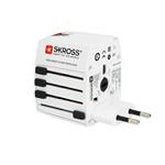 Cestovný adaptér SKROSS MUV USB, USB A+C, univerzálny pre 150 krajín