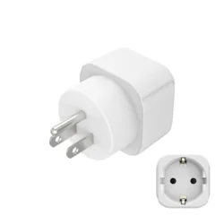 Cestovný zásuvkový adaptér Hama pre USA, 3-pólový.