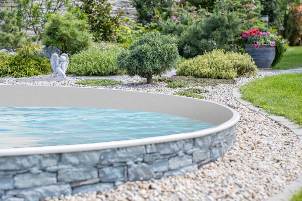 CF Bazénová fólie Grey pro bazén o 3,6 m x 1,1 m