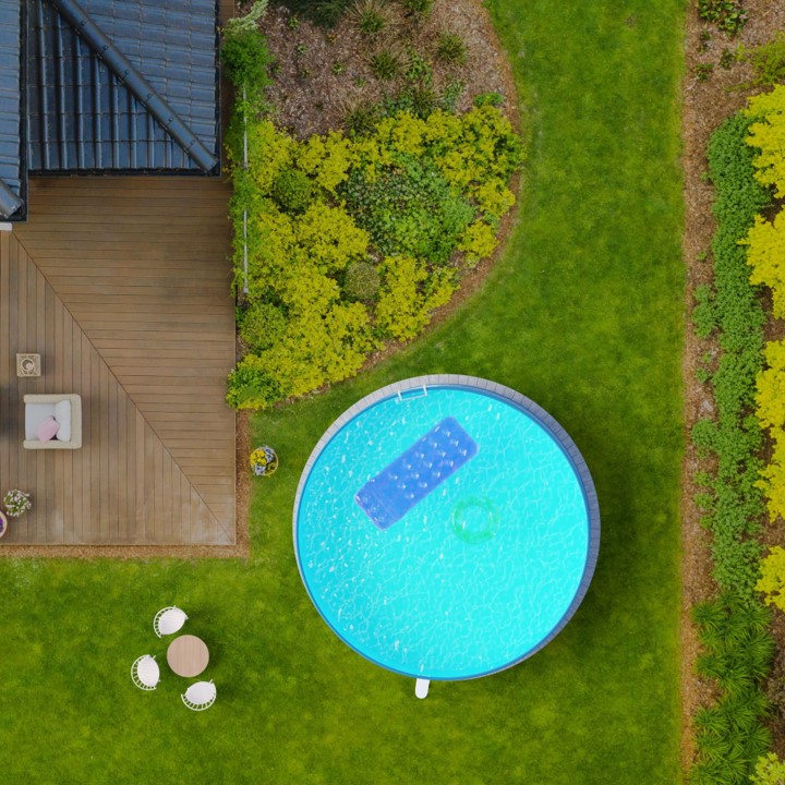 CF Pool ANTRAZIT/Blue - bazén 450x122 cm