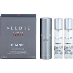 Chanel Allure Homme Sport Eau Extreme EdT 3x20 ml Pro muže plnitelný flakón