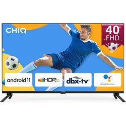 CHiQ L40G7L TV 40", FHD, smart, Android 11, dbx-tv, Dolby Audio, bezrámčekový