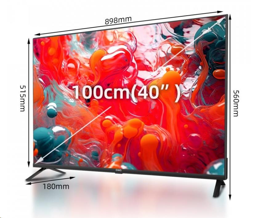 CHiQ L40QH7G TV 40" + 2 roky prodloužená záruka