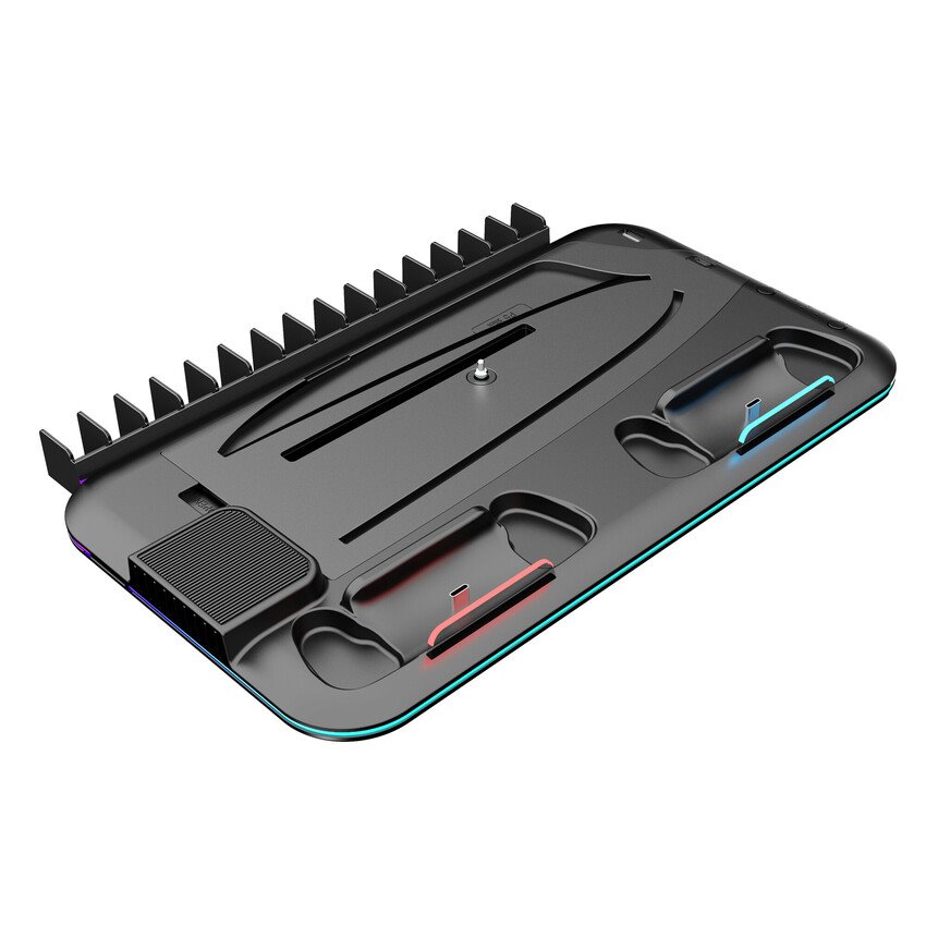 Chladiaci stojan CANYON CS-51 pre PS5 s RGB, Slim/DE dobíjací, čierny