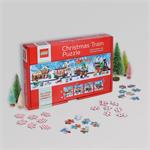 Chronicle Books Puzzle LEGO® Vianočné puzzle – vláčik, 4 × 100 dielov