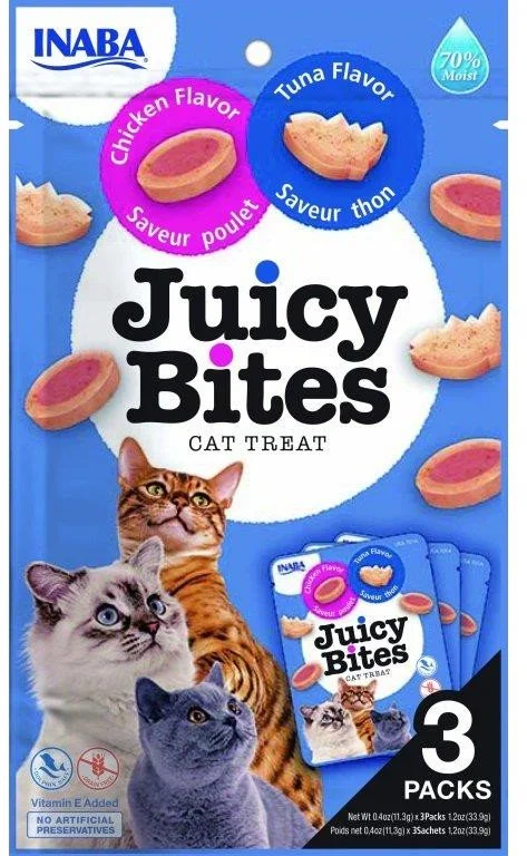 Churu Cat Juicy Bites Chicken&Tuna Flavor 3x11,3g