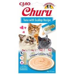 Churu Cat Tuna with Scallop 4x14g