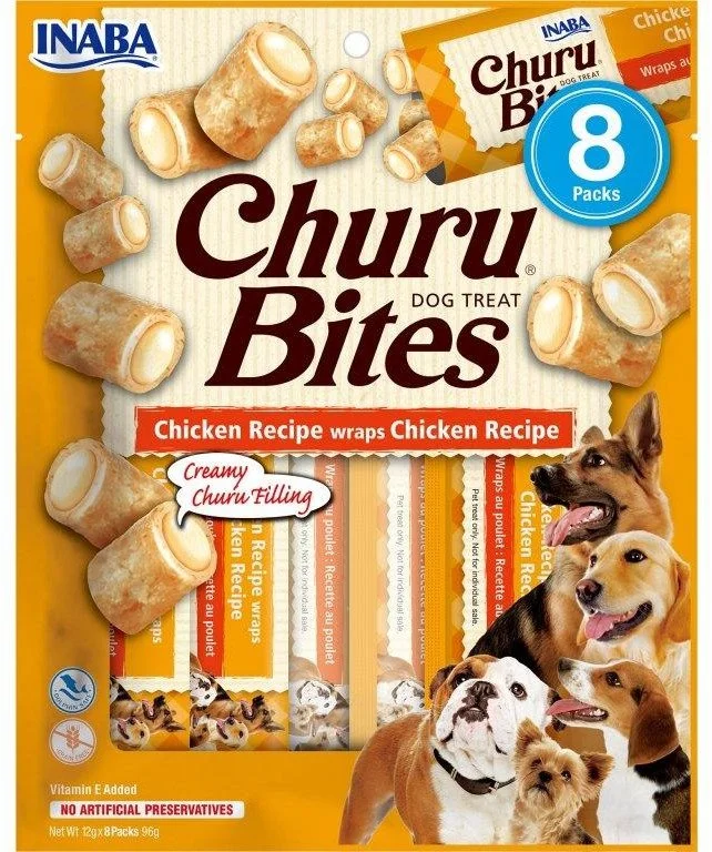 Churu Dog Bites Chicken wraps Chicken 8x12g