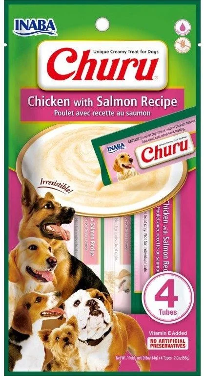 Churu Dog Chicken with Salmon 4x14g