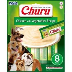 Churu Dog Kuracie mäso so zeleninou 8x20g