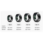 Chytrý prsten ALIGATOR Smart Ring, vel.9, černý