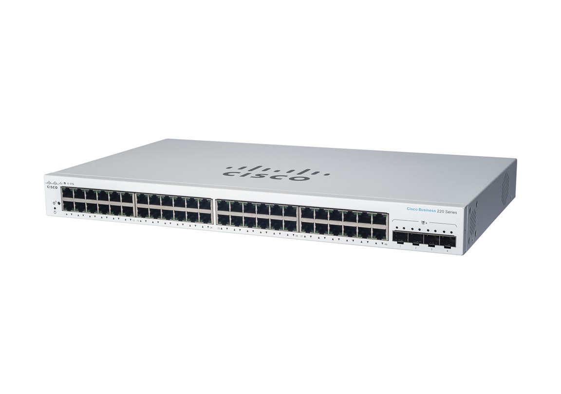 Cisco CBS220-48P-4G-EU, prepínač