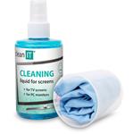 Clean IT čistiaci roztok na obrazovky s utierkou vo viečku, 200ml CL-180