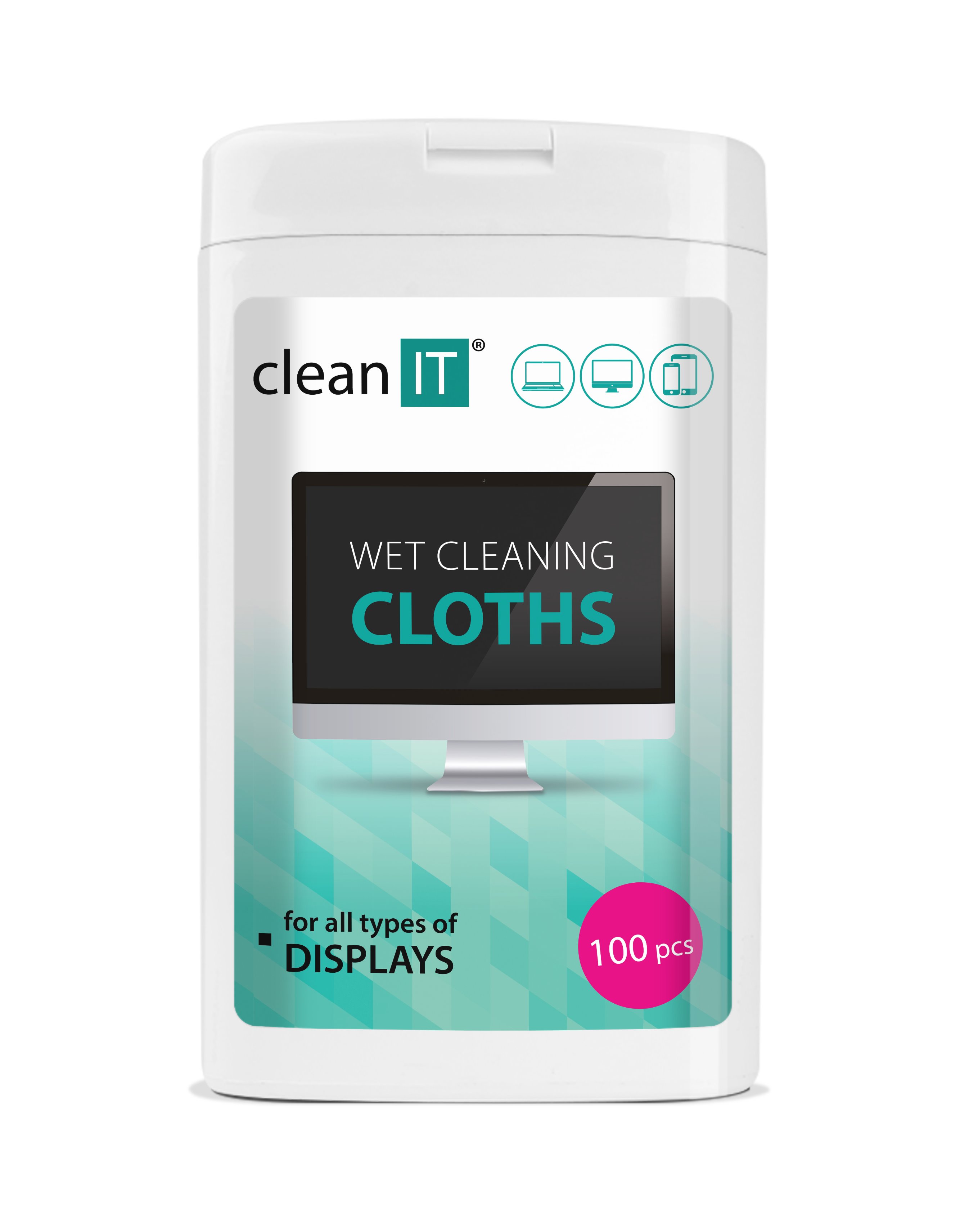 CLEAN IT utierky na mokré čistenie 100 ks MINI