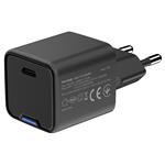 ColorWay 1x USB-C/ sieťová nabíjačka/ GaN/ PD/ PPS/ 25W/ čierna