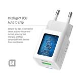 ColorWay 1x USB-C/ sieťová nabíjačka/ GaN/ PD/ PPS/ QC/ 30W/ 100cm kábel v balení/ biela