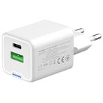 ColorWay 1x USB-C/ sieťová nabíjačka/ GaN/ PD/ PPS/ QC/ 30W/ biela
